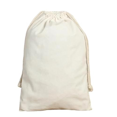 RRYPBOVG Baumwollbeutel Mit Kordelzug Baumwoll-Aufbewahrungstasche, Kleidertasche for Lebensmittel, Kleidung, Lebensmittel, große Kapazität, Heim-Organizer, Recycling(75x100cm) von RRYPBOVG