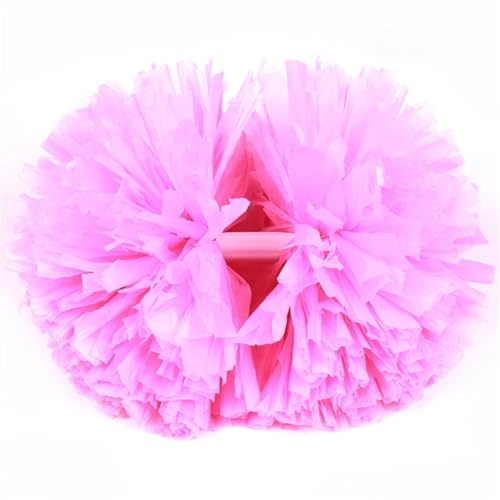 RRYPBOVG Cheerleader Pompons Cheerleading-Pompons, Handblumen, Cheerleader-Pompons for Sport, Cheers, Ball, Tanz, Kostümparty(Pink) von RRYPBOVG