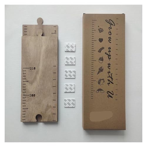 RRYPBOVG Messlatte Holz Kinder Höhenwachstumstabelle Lineal Kinder Höhenmesser Messung Wandaufkleber Gauge Kinderzimmer Wanddekoration(03-Blank 60-210cm) von RRYPBOVG