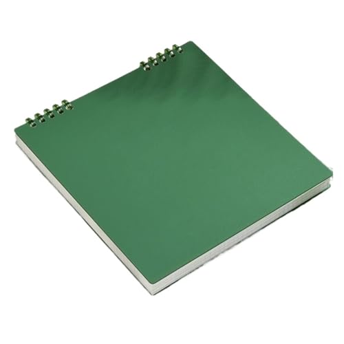 RRYPBOVG Spiralblock 1PC Flip Notizblock Notebook Skizze Buch Schreibwaren B5 Tagebuch Blatt(Green) von RRYPBOVG