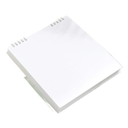 RRYPBOVG Spiralblock 1PC Flip Notizblock Notebook Skizze Buch Schreibwaren B5 Tagebuch Blatt(White) von RRYPBOVG