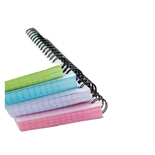 RRYPBOVG Spiralblock 5PCS Spule Notebook Abreißen Memo Notizblock Pads Planer Spirale Tragbare von RRYPBOVG