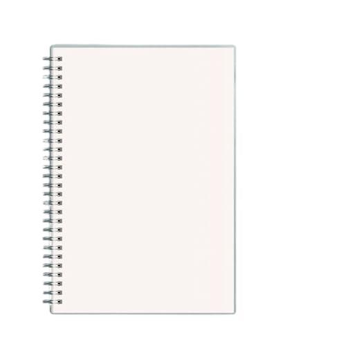RRYPBOVG Spiralblock A5/B5/A4 Spiralnotizbuch mit Gittern/Blanko/Horizontallinien, umklappbarer Notizblock, 80 Blätter, Skizzenbuch, Schul- und Bürobedarf(B5) von RRYPBOVG