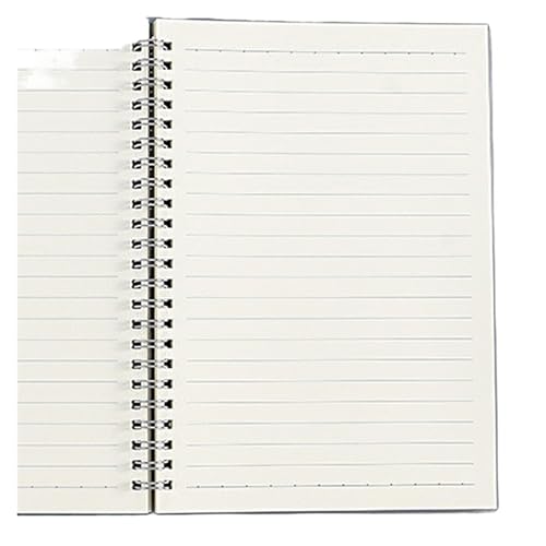 RRYPBOVG Spiralblock A5/B5 Spirale Transparent Abdeckung Notebook Hard Copybook Schreibwaren Kleine Notizblock Gepunktete(Line,B5) von RRYPBOVG