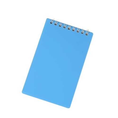 RRYPBOVG Spiralblock A7 Pocket Notebook Tragbares Mini-Memo Einfaches kleines Notizblock-Spulenheft Büromaterial(Blue) von RRYPBOVG