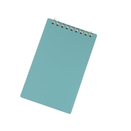 RRYPBOVG Spiralblock A7 Pocket Notebook Tragbares Mini-Memo Einfaches kleines Notizblock-Spulenheft Büromaterial(Green) von RRYPBOVG
