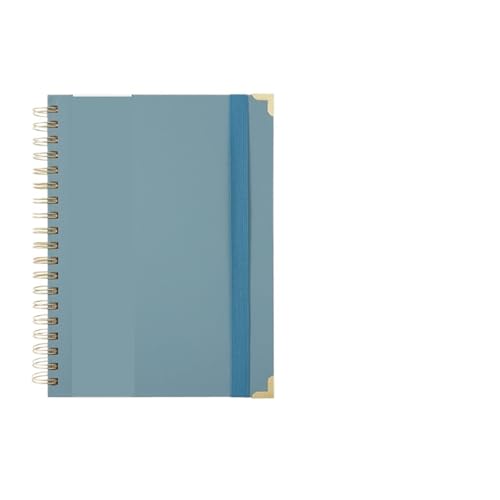 RRYPBOVG Spiralblock Spiral-Notizbuch mit Riemen, Notizbücher, Notizblock(B5-Blue) von RRYPBOVG