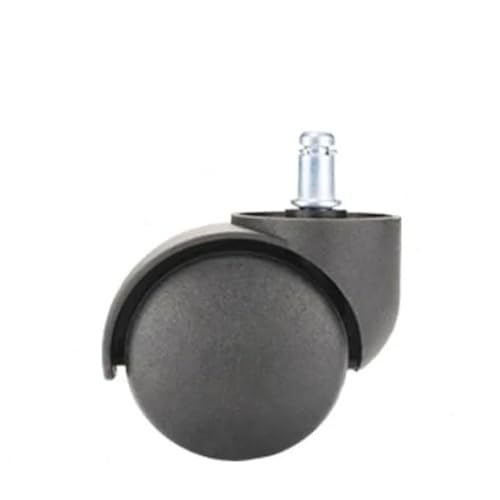 RRrawgff Lenkrollen, 5 Stück, 5,1 cm, universelle, stumme Lenkrolle, 50 kg, Rad, 5,1 cm, Ersatz für Bürostuhl, Lenkrollen, Möbelbeschläge, Rollen (5 x Räder Typ C) von RRrawgff
