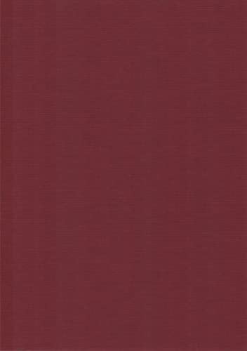 Leinenkarten Papier - A5 - Cardstock - 21 x 14,8cm - 240 Gramm - Karton (Bordeaux, 20) von RS C&C