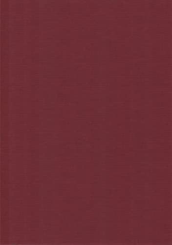 Leinenkarten Papier - A5 - Cardstock - 21 x 14,8cm - 240 Gramm - Karton (Bordeaux, 20) von RS C&C