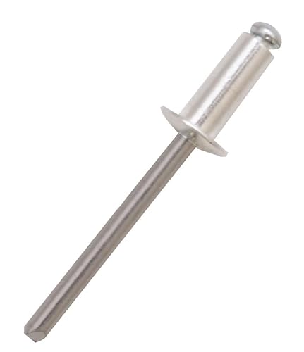RS PRO Blind Niet, Ø 2.4mm x 10mm, Grau, Aluminium, 2.5mm, min. 6mm, max. 8mm, Packung a 100 Stück RS PRO Blind Niet, Ø 2.4mm x 10mm, Grau, Aluminium, 2.5mm, min. 6mm, max. 8mm, Packung a 100 Stück von RS PRO