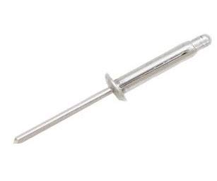 RS PRO Blind Niet, Ø 4mm x 18.8mm, Grau, Aluminium, 4.2 → 4.4mm, min. 3mm, max. 7mm, Packung a 100 Stück von RS PRO