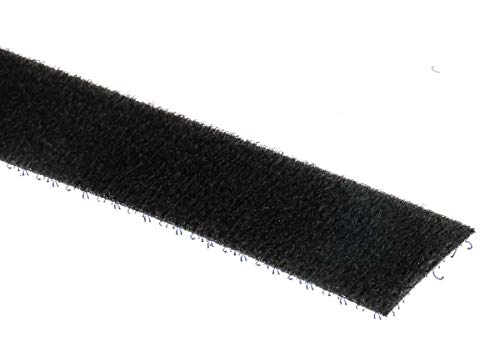 RS PRO Druckverschluss Klettband, 20mm x 5m, Schwarz von RS PRO