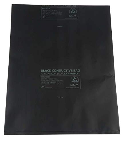 RS PRO ESD-sicherer Beutel Schwarz, Stärke 0.075mm x 254mm x 203mm, 10 Stück, Packung a 10 Stück RS PRO ESD-sicherer Beutel Schwarz, Stärke 0.075mm x 254mm x 203mm, 10 Stück, Packung a 10 Stück von RS PRO