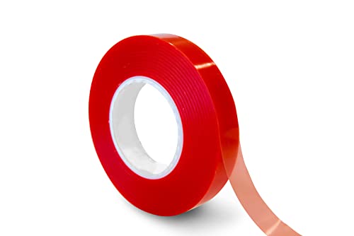 RS PRO F40 Kunststoff-Klebeband doppelseitig, Rot, Stärke 0.2mm, 20mm x 50m von RS PRO