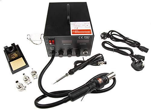 RS PRO Heißluftstation, 2-Kanal LED 700W / 220 → 240V, Typ F - Schutzkontakt-Stecker, Typ G - UK 3-polig RS PRO Heißluftstation, 2-Kanal LED 700W / 220 → 240V, Typ F - Schutzkontakt-Stecker, Typ G - UK 3-polig von RS PRO