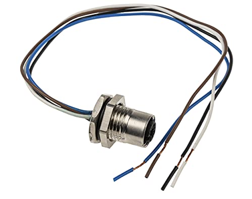 RS PRO M12 Rundsteckverbinder Buchse 4-polig / 4A Frontmontage IP 67 RS PRO M12 Rundsteckverbinder Buchse 4-polig / 4A Frontmontage IP 67 von RS PRO
