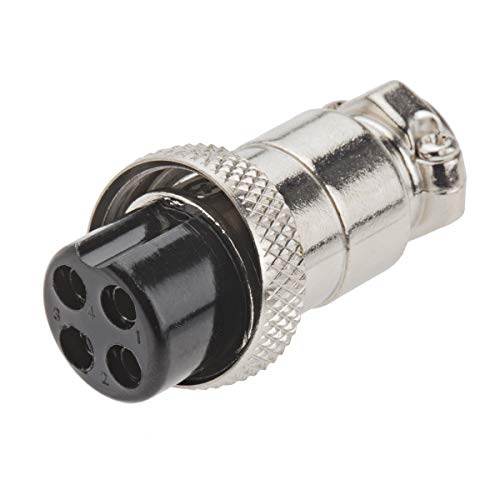 RS PRO Mini Rundsteckverbinder Stecker 4-polig / 1.0A Kabelmontage, Lötanschluss RS PRO Mini Rundsteckverbinder Stecker 4-polig / 1.0A Kabelmontage, Lötanschluss von RS PRO