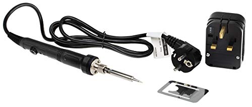 RS PRO Variable Temperature Netz Lötkolben mit 900M Lötspitze 220V / 50W Typ F - Schutzkontakt-Stecker mit UK-Adapter RS PRO Variable Temperature Netz Lötkolben mit 900M Lötspitze 220V / 50W Typ F - Schutzkontakt-Stecker mit UK-Adapter von RS PRO