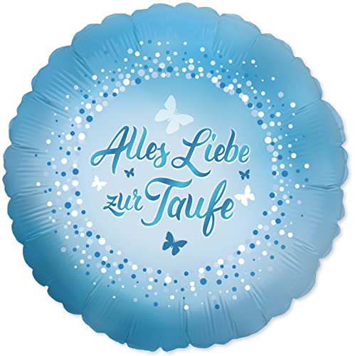 RS Folienballon Zur Taufe, hellblau, ca. 45 cm RS Folienballon Zur Taufe, hellblau, ca. 45 cm von RS