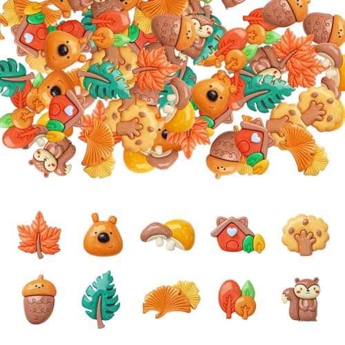 Ahornblätter, Eichhörnchen, Kunstharz, Schleim, flache Rückseite, 3D-Charms, Großpackung für Bastelarbeiten, Herbstverzierungen für DIY, Scrapbooking, Nageldesign, Handy, Schmuckherstellung Ahornblätter, Eichhörnchen, Kunstharz, Schleim, flache Rückseite, 3D-Charms, Großpackung für Bastelarbeiten, Herbstverzierungen für DIY, Scrapbooking, Nageldesign, Handy, Schmuckherstellung von RSACCSKY