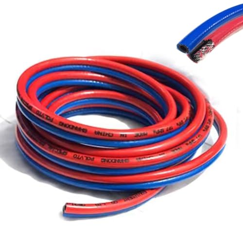 RSBFER 8 mm Sauerstoff-Acetylen-Doppelschlauch, flammhemmender Hochdruck-Schweiß- und Schneidschlauch, 5-lagige PVC-Konstruktion, flexibel und kältebeständig,10m RSBFER 8 mm Sauerstoff-Acetylen-Doppelschlauch, flammhemmender Hochdruck-Schweiß- und Schneidschlauch, 5-lagige PVC-Konstruktion, flexibel und kältebeständig,10m von RSBFER