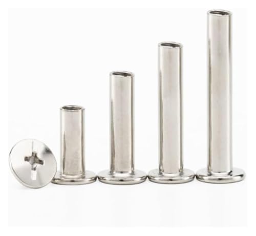 RSRSR NietenMetallschrauben 5 Stück/10 Stück M4 M5 Nieten Senkkopf-Kreuzschlitzschrauben, Nieten Flachkopfschrauben aus Edelstahl 304(M5x55 (5 Stück))(M4x45 (5Pcs)) von RSRSR