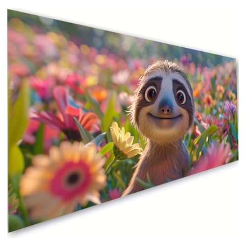 Diamond Painting Blume Diamond Painting Erwachsene Groß XXL 80x160cm, 5D Diamant Paintings Bilder Faultiere Malen Nach Zahlen Anfänger, DIY Full Drill Diamant Malerei Bastelset, Zimmer Deko G2-661 Diamond Painting Blume Diamond Painting Erwachsene Groß XXL 80x160cm, 5D Diamant Paintings Bilder Faultiere Malen Nach Zahlen Anfänger, DIY Full Drill Diamant Malerei Bastelset, Zimmer Deko G2-661 von RSZYUUNG