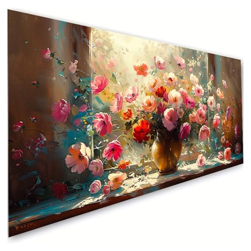 Diamond Painting Erwachsene Groß XXL 100x180cm, 5D Diamant Painting Bilder Blume Diamond Paintings Kinder Vase Diamond-painting, DIY Mosaikherstellung Basteln Mädchen Geschenke, Deko Wohnzimmer G2-128 Diamond Painting Erwachsene Groß XXL 100x180cm, 5D Diamant Painting Bilder Blume Diamond Paintings Kinder Vase Diamond-painting, DIY Mosaikherstellung Basteln Mädchen Geschenke, Deko Wohnzimmer G2-128 von RSZYUUNG