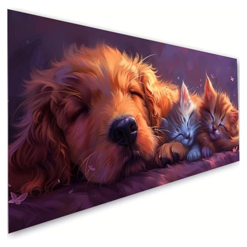 Diamond Painting Erwachsene Groß XXL 100x180cm, 5D Diamant Painting Bilder Katze Diamond Paintings Kinder Hund Diamond-painting, DIY Mosaikherstellung Basteln Mädchen Geschenke, Deko Wohnzimmer G2-74 Diamond Painting Erwachsene Groß XXL 100x180cm, 5D Diamant Painting Bilder Katze Diamond Paintings Kinder Hund Diamond-painting, DIY Mosaikherstellung Basteln Mädchen Geschenke, Deko Wohnzimmer G2-74 von RSZYUUNG