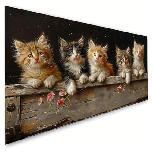 Diamond Painting Erwachsene Groß XXL 100x180cm, 5D Diamant Painting Bilder Katze Diamond Paintings Kinder Tier Diamond-painting, DIY Mosaikherstellung Basteln Mädchen Geschenke, Deko Wohnzimmer G2-916 von RSZYUUNG