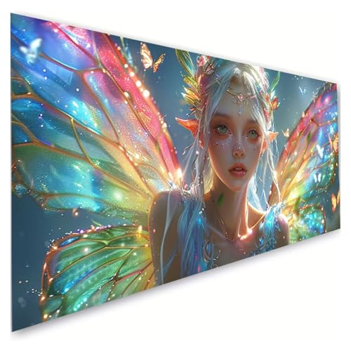 Diamond Painting Erwachsene Groß XXL 100x180cm, 5D Diamant Painting Bilder Mädchenhaft Diamond Paintings Kinder Flügel Diamond-painting, DIY Mosaikherstellung Basteln Mädchen, Deko Wohnzimmer G2-940 von RSZYUUNG