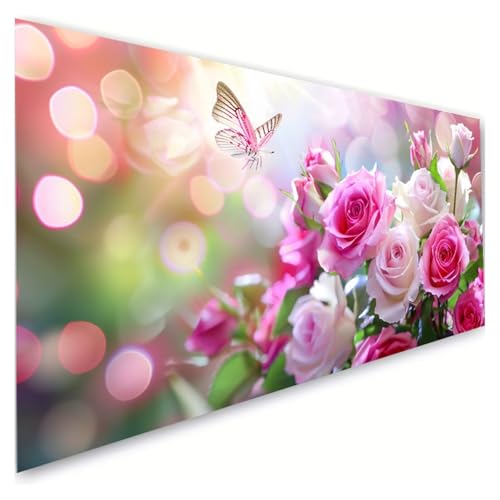 Diamond Painting Erwachsene Groß XXL 100x220cm, 5D Diamant Painting Bilder Blume Diamond Paintings Kinder Rose Diamond-painting, DIY Mosaikherstellung Basteln Mädchen Geschenke, Deko Wohnzimmer G2-902 Diamond Painting Erwachsene Groß XXL 100x220cm, 5D Diamant Painting Bilder Blume Diamond Paintings Kinder Rose Diamond-painting, DIY Mosaikherstellung Basteln Mädchen Geschenke, Deko Wohnzimmer G2-902 von RSZYUUNG