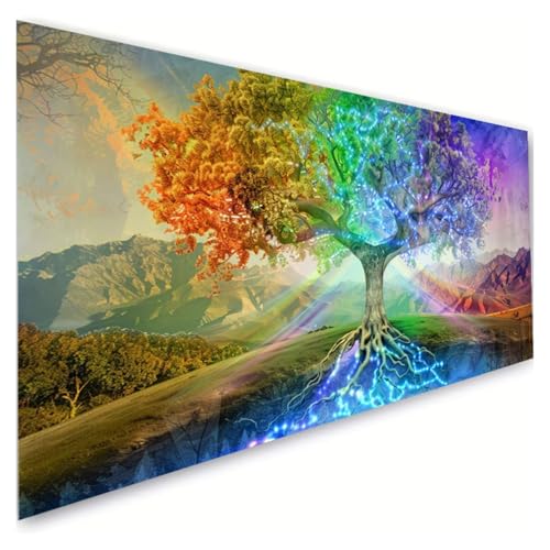 Diamond Painting Erwachsene Groß XXL 100x220cm, 5D Diamant Painting Bilder Bunt Diamond Paintings Kinder Baum Diamond-painting, DIY Mosaikherstellung Basteln Mädchen Geschenke, Deko Wohnzimmer G2-970 Diamond Painting Erwachsene Groß XXL 100x220cm, 5D Diamant Painting Bilder Bunt Diamond Paintings Kinder Baum Diamond-painting, DIY Mosaikherstellung Basteln Mädchen Geschenke, Deko Wohnzimmer G2-970 von RSZYUUNG