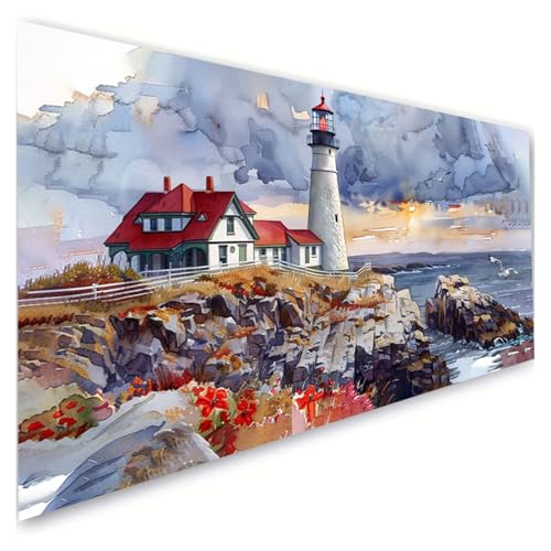 Diamond Painting Erwachsene Groß XXL 100x220cm, 5D Diamant Painting Bilder Häuser Diamond Paintings Kinder Leuchtturm Diamond-painting, DIY Mosaikherstellung Basteln Mädchen, Deko Wohnzimmer G2-950 Diamond Painting Erwachsene Groß XXL 100x220cm, 5D Diamant Painting Bilder Häuser Diamond Paintings Kinder Leuchtturm Diamond-painting, DIY Mosaikherstellung Basteln Mädchen, Deko Wohnzimmer G2-950 von RSZYUUNG
