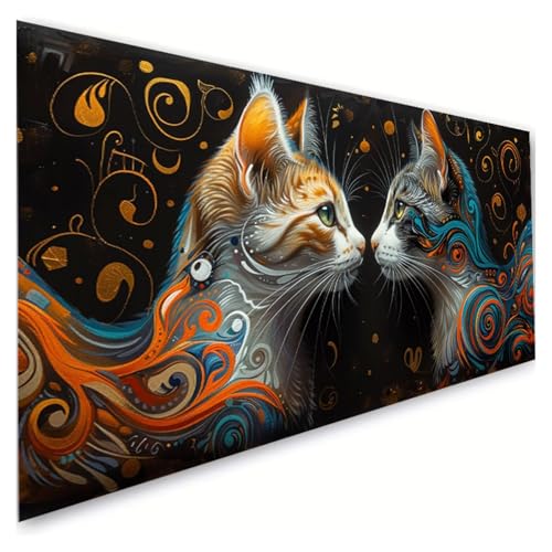 Diamond Painting Erwachsene Groß XXL 100x220cm, 5D Diamant Painting Bilder Paar Diamond Paintings Kinder Katze Diamond-painting, DIY Mosaikherstellung Basteln Mädchen Geschenke, Deko Wohnzimmer G2-366 von RSZYUUNG