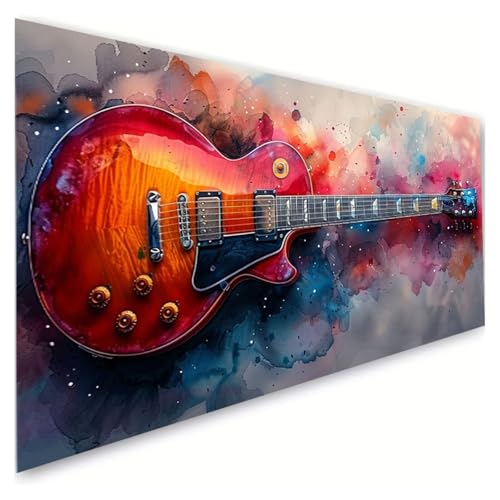 Diamond Painting Erwachsene Groß XXL 100x220cm,5D Diamant Painting Bilder Bunt Diamond Paintings Kinder Gitarre Diamond-painting,DIY Mosaikherstellung Basteln Mädchen Geschenke,Deko Wohnzimmer G2-570 von RSZYUUNG