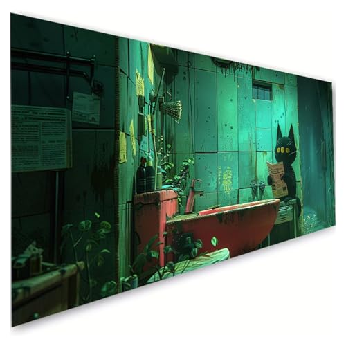 Diamond Painting Erwachsene Groß XXL 100x220cm,5D Diamant Painting Bilder Katze Diamond Paintings Kinder Wanne Diamond-painting,DIY Mosaikherstellung Basteln Mädchen Geschenke,Deko Wohnzimmer G2-330 von RSZYUUNG