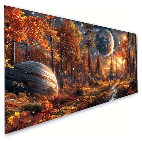 Diamond Painting Erwachsene Groß XXL 100x220cm,5D Diamant Painting Bilder Wald Diamond Paintings Kinder Planet Diamond-painting,DIY Mosaikherstellung Basteln Mädchen Geschenke,Deko Wohnzimmer G2-204 Diamond Painting Erwachsene Groß XXL 100x220cm,5D Diamant Painting Bilder Wald Diamond Paintings Kinder Planet Diamond-painting,DIY Mosaikherstellung Basteln Mädchen Geschenke,Deko Wohnzimmer G2-204 von RSZYUUNG