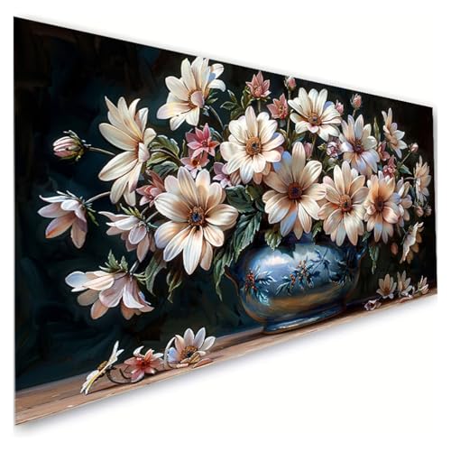Diamond Painting Erwachsene Groß XXL 10x20cm, 5D Diamant Painting Bilder Gänseblümchen Diamond Paintings Kinder Anlage Diamond-painting, DIY Mosaikherstellung Basteln Mädchen, Deko Wohnzimmer G2-924 von RSZYUUNG