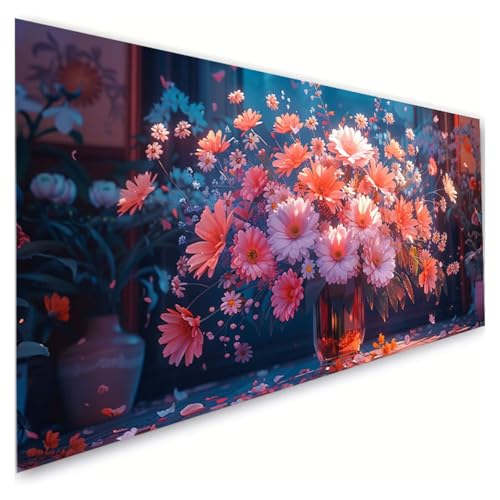 Diamond Painting Erwachsene Groß XXL 10x20cm, 5D Diamant Painting Bilder Gänseblümchen Diamond Paintings Kinder Blume Diamond-painting, DIY Mosaikherstellung Basteln Mädchen, Deko Wohnzimmer G2-930 von RSZYUUNG