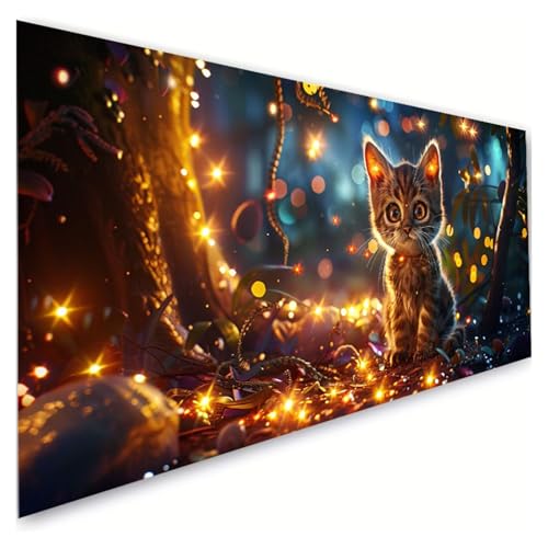 Diamond Painting Erwachsene Groß XXL 10x20cm, 5D Diamant Painting Bilder Katze Diamond Paintings Kinder Glühwürmchen Diamond-painting, DIY Mosaikherstellung Basteln Mädchen, Deko Wohnzimmer G2-84 Diamond Painting Erwachsene Groß XXL 10x20cm, 5D Diamant Painting Bilder Katze Diamond Paintings Kinder Glühwürmchen Diamond-painting, DIY Mosaikherstellung Basteln Mädchen, Deko Wohnzimmer G2-84 von RSZYUUNG