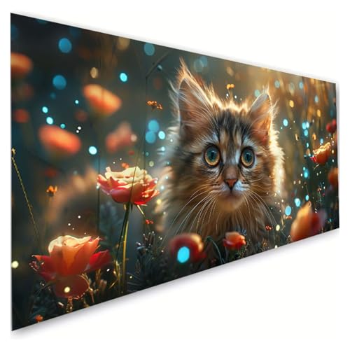 Diamond Painting Erwachsene Groß XXL 10x20cm, 5D Diamant Painting Bilder Rose Diamond Paintings Kinder Katze Diamond-painting, DIY Mosaikherstellung Basteln Mädchen Geschenke, Deko Wohnzimmer G2-68 Diamond Painting Erwachsene Groß XXL 10x20cm, 5D Diamant Painting Bilder Rose Diamond Paintings Kinder Katze Diamond-painting, DIY Mosaikherstellung Basteln Mädchen Geschenke, Deko Wohnzimmer G2-68 von RSZYUUNG