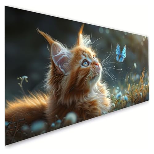 Diamond Painting Erwachsene Groß XXL 10x20cm, 5D Diamant Painting Bilder Schmetterling Diamond Paintings Kinder Katze Diamond-painting, DIY Mosaikherstellung Basteln Mädchen, Deko Wohnzimmer G2-954 von RSZYUUNG