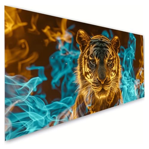 Diamond Painting Erwachsene Groß XXL 10x20cm, 5D Diamant Painting Bilder Tier Diamond Paintings Kinder Tiger Diamond-painting, DIY Mosaikherstellung Basteln Mädchen Geschenke, Deko Wohnzimmer G2-990 von RSZYUUNG