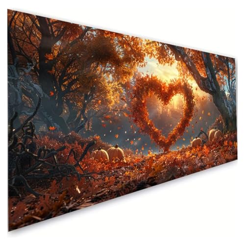 Diamond Painting Erwachsene Groß XXL 10x20cm,5D Diamant Painting Bilder Kürbis Diamond Paintings Kinder Herbst Diamond-painting,DIY Mosaikherstellung Basteln Mädchen Geschenke,Deko Wohnzimmer G2-906 von RSZYUUNG