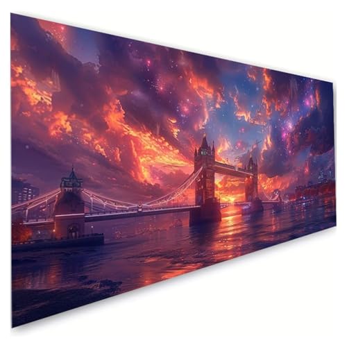 Diamond Painting Erwachsene Groß XXL 30x60cm, 5D Diamant Painting Bilder Landschaft Diamond Paintings Kinder Brooklyn Bridge Diamond-painting, DIY Mosaikherstellung Basteln, Deko Wohnzimmer G2-534 Diamond Painting Erwachsene Groß XXL 30x60cm, 5D Diamant Painting Bilder Landschaft Diamond Paintings Kinder Brooklyn Bridge Diamond-painting, DIY Mosaikherstellung Basteln, Deko Wohnzimmer G2-534 von RSZYUUNG