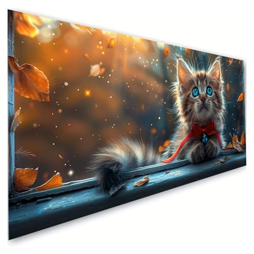Diamond Painting Erwachsene Groß XXL 40x90cm, 5D Diamant Painting Bilder Ahornblatt Diamond Paintings Kinder Katze Diamond-painting, DIY Mosaikherstellung Basteln Mädchen, Deko Wohnzimmer G2-690 Diamond Painting Erwachsene Groß XXL 40x90cm, 5D Diamant Painting Bilder Ahornblatt Diamond Paintings Kinder Katze Diamond-painting, DIY Mosaikherstellung Basteln Mädchen, Deko Wohnzimmer G2-690 von RSZYUUNG