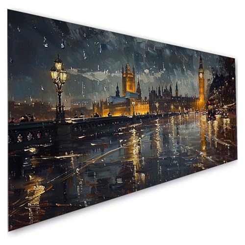 Diamond Painting Erwachsene Groß XXL 40x90cm, 5D Diamant Painting Bilder London Diamond Paintings Kinder Stadt Diamond-painting, DIY Mosaikherstellung Basteln Mädchen Geschenke, Deko Wohnzimmer G2-676 Diamond Painting Erwachsene Groß XXL 40x90cm, 5D Diamant Painting Bilder London Diamond Paintings Kinder Stadt Diamond-painting, DIY Mosaikherstellung Basteln Mädchen Geschenke, Deko Wohnzimmer G2-676 von RSZYUUNG