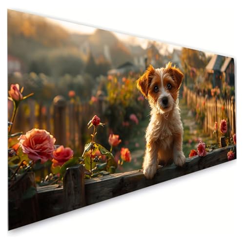 Diamond Painting Erwachsene Groß XXL 40x90cm, 5D Diamant Painting Bilder Rose Diamond Paintings Kinder Hund Diamond-painting, DIY Mosaikherstellung Basteln Mädchen Geschenke, Deko Wohnzimmer G2-90 Diamond Painting Erwachsene Groß XXL 40x90cm, 5D Diamant Painting Bilder Rose Diamond Paintings Kinder Hund Diamond-painting, DIY Mosaikherstellung Basteln Mädchen Geschenke, Deko Wohnzimmer G2-90 von RSZYUUNG
